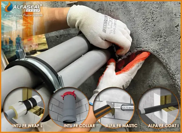 Roboty niebezpieczne pożarowo - Jak uszczelnić przejścia?